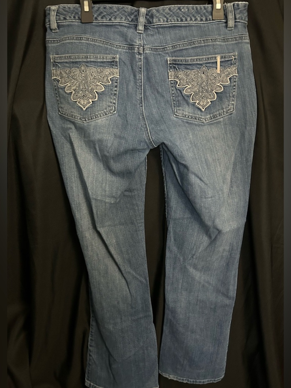 Michael Kors Classic Women's Mid-Rise Bootcut Jeans in Medium Blue SZ 12